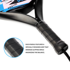 Carbon Fiber Padel Racket with EVA Foam Core, Lightweight