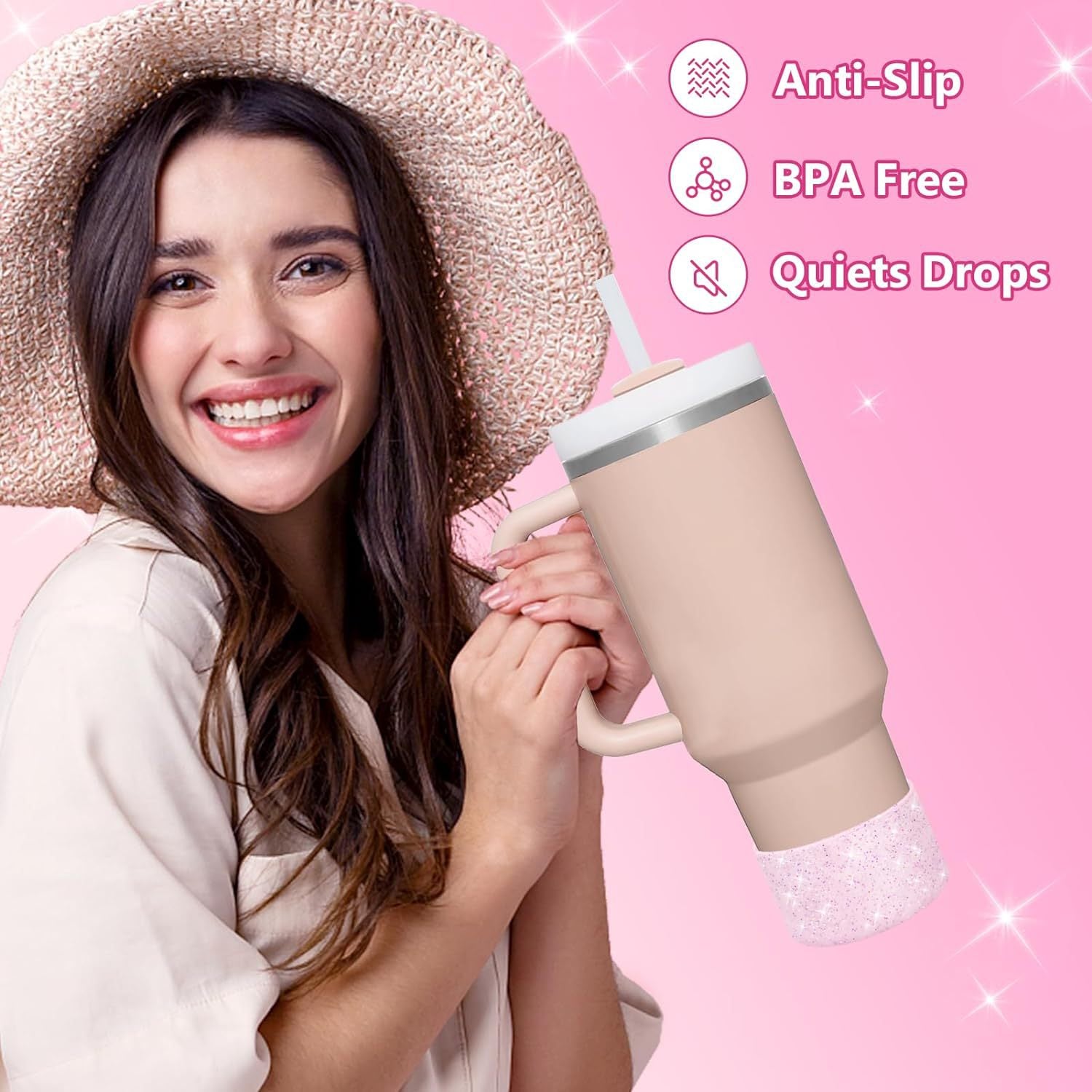 Sports Kettle Sports Bottle Cup Bottom Cover Car