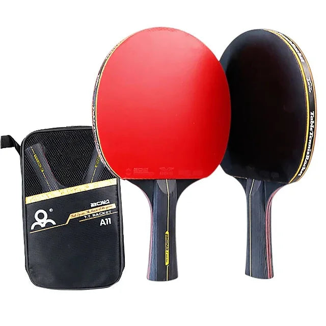 2PCS Star Ping Pong Racket Set, High Quality Blade & Bag