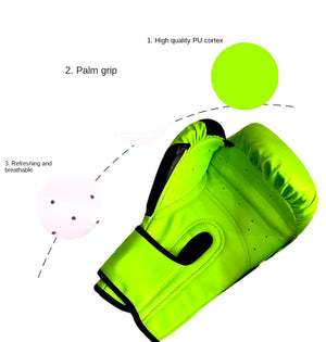 Kids & Adult Boxing Gloves 6-16Oz Sanda Muay Thai Taekwondo Gloves