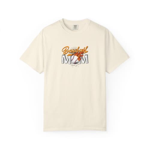 Beautiful Mom T-Shirt — Floral Script Mother's Day Tee