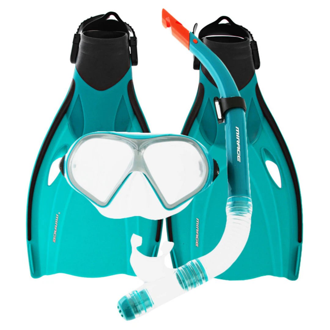 Mission Mask, Snorkel & Fin Set