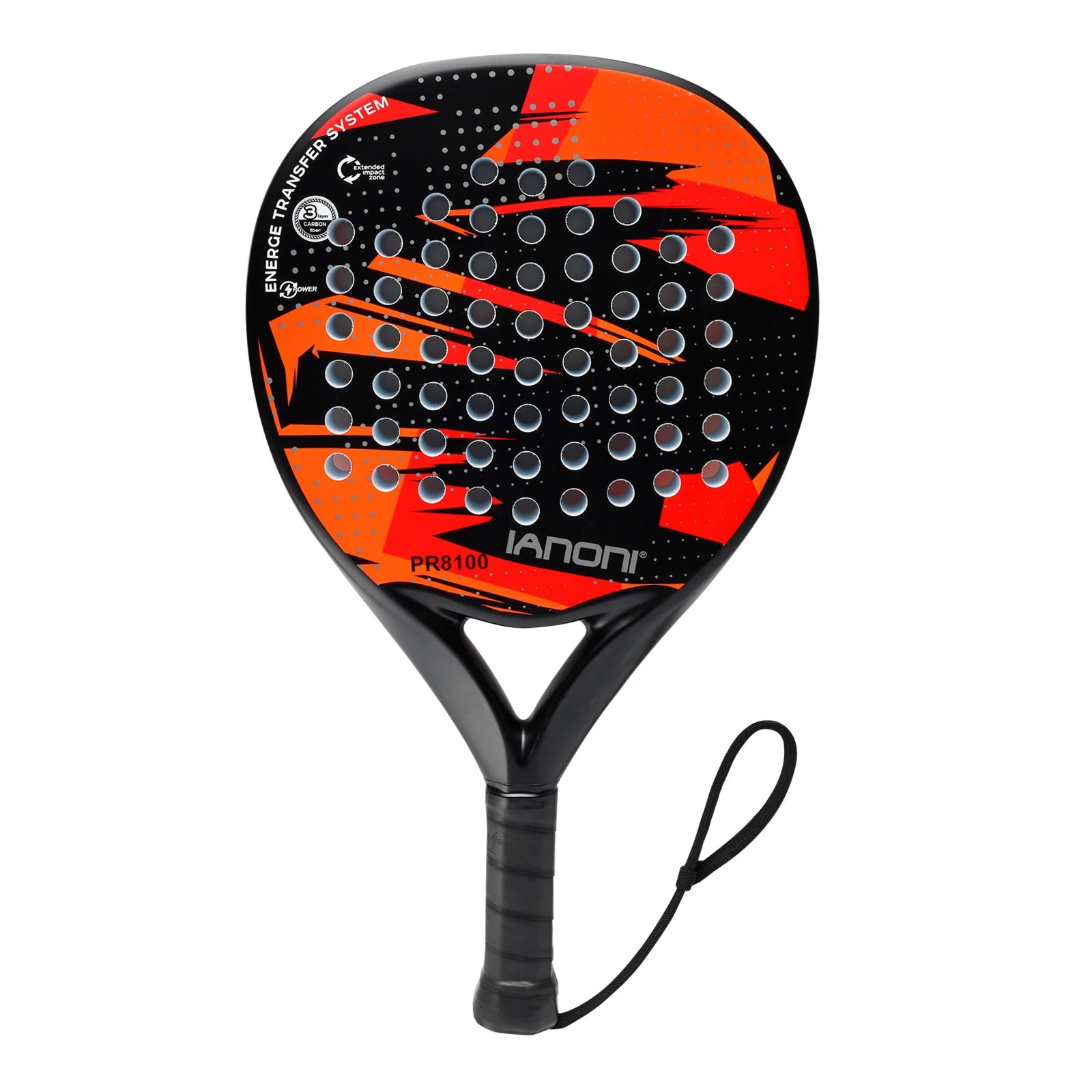 Carbon Fiber Padel Racket with EVA Foam Core, Lightweight