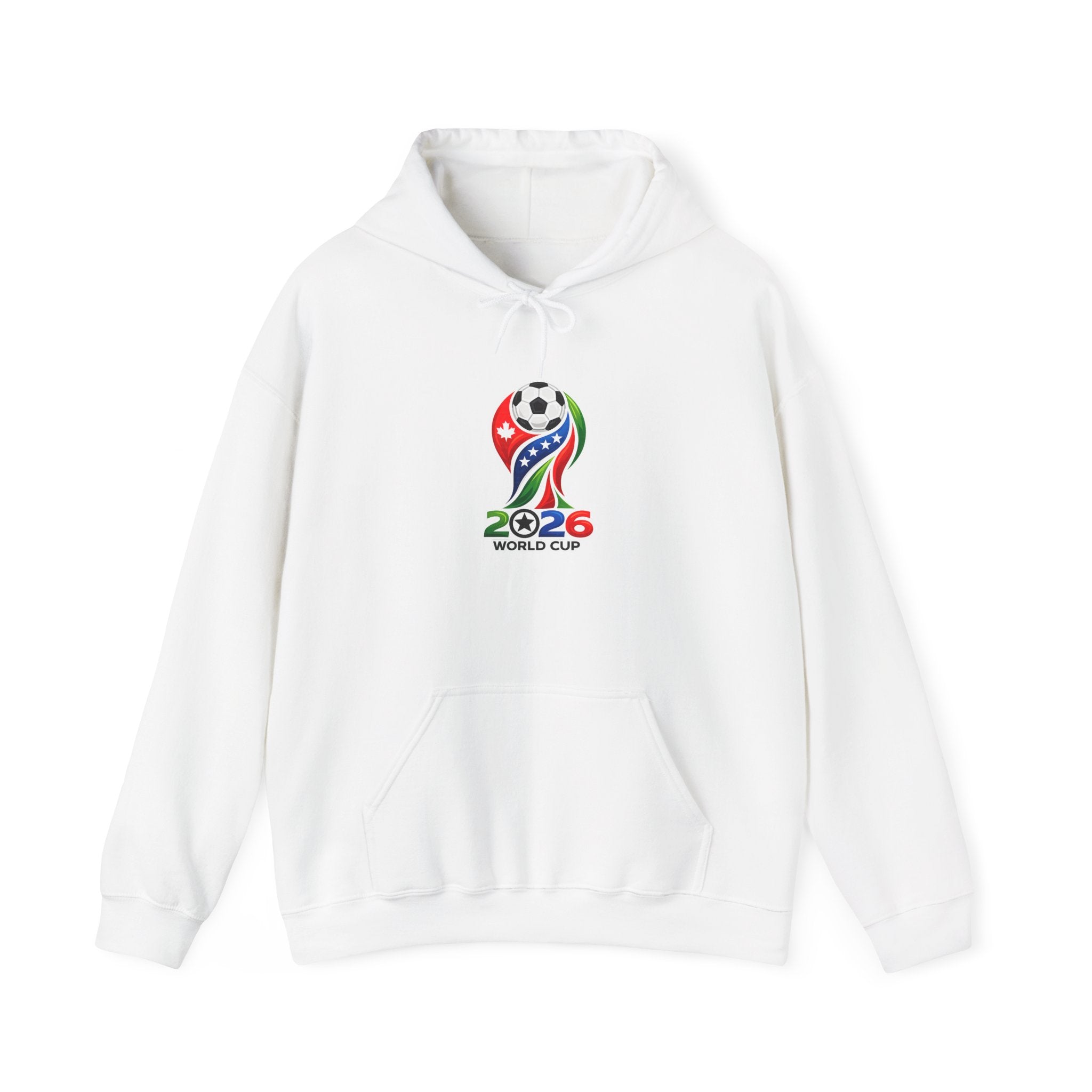 2026 World Cup Soccer Hoodie – Colorful Emblem Football Fan Apparel