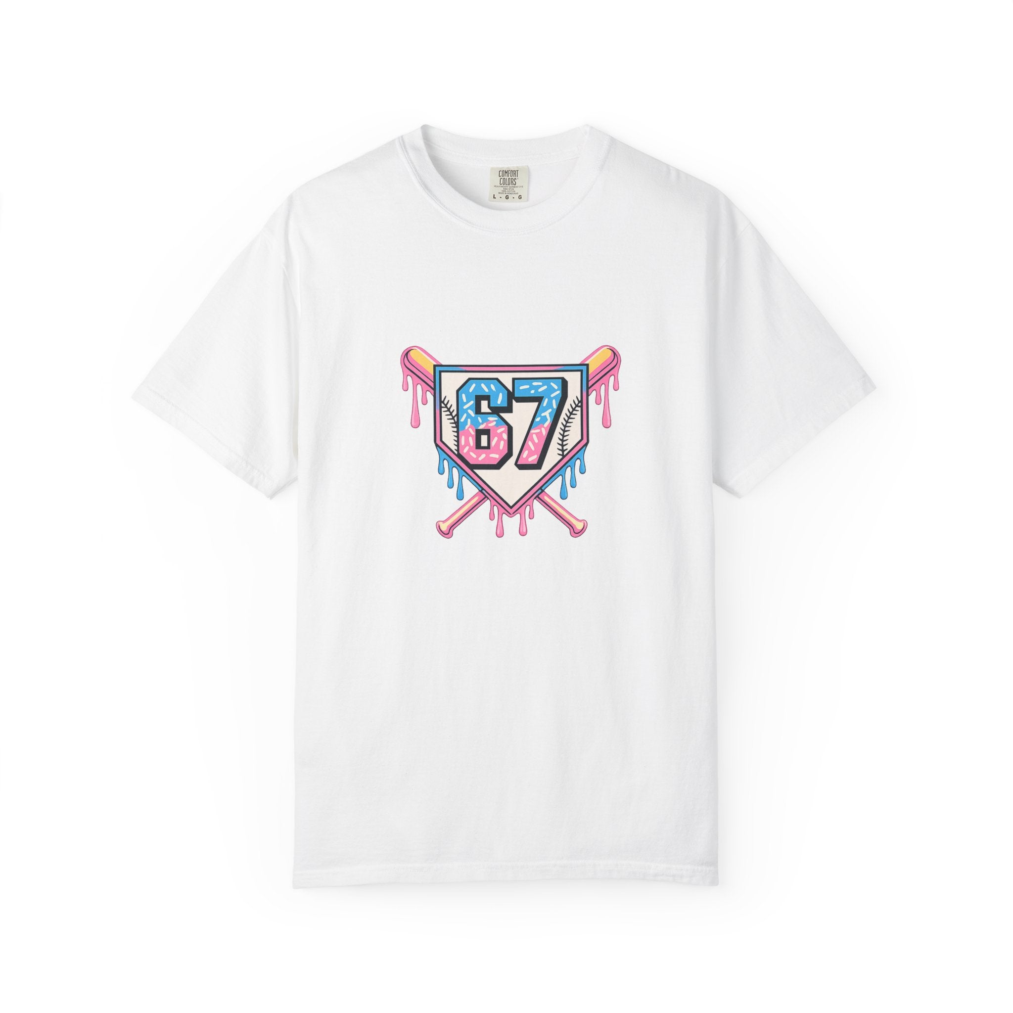 Baseball Graphic T-Shirt — '67 Drip Home Plate Design