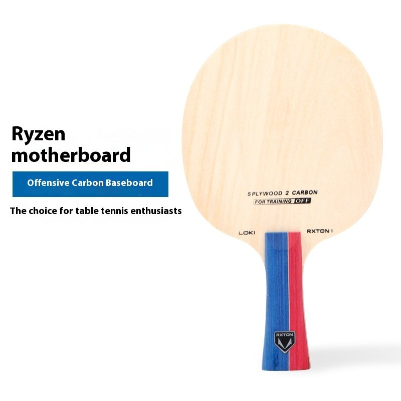 Table Tennis Flooring Racket Student Beginner Training Pen-hold Grip Hand-shake Grip