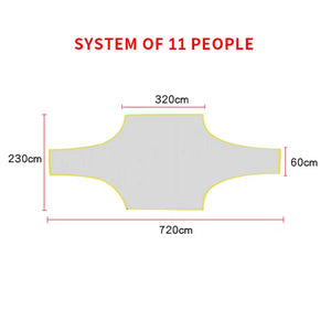 5-11 Person Football Soccer Training Target Portable Practice Training Net