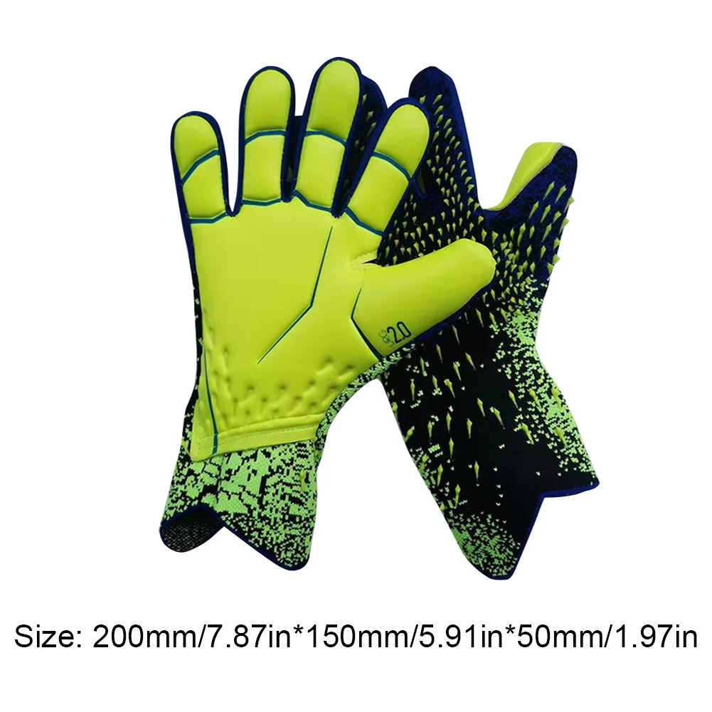 Football Goalkeeper Gloves, Strong Grip, Sizes 6-10, Adult