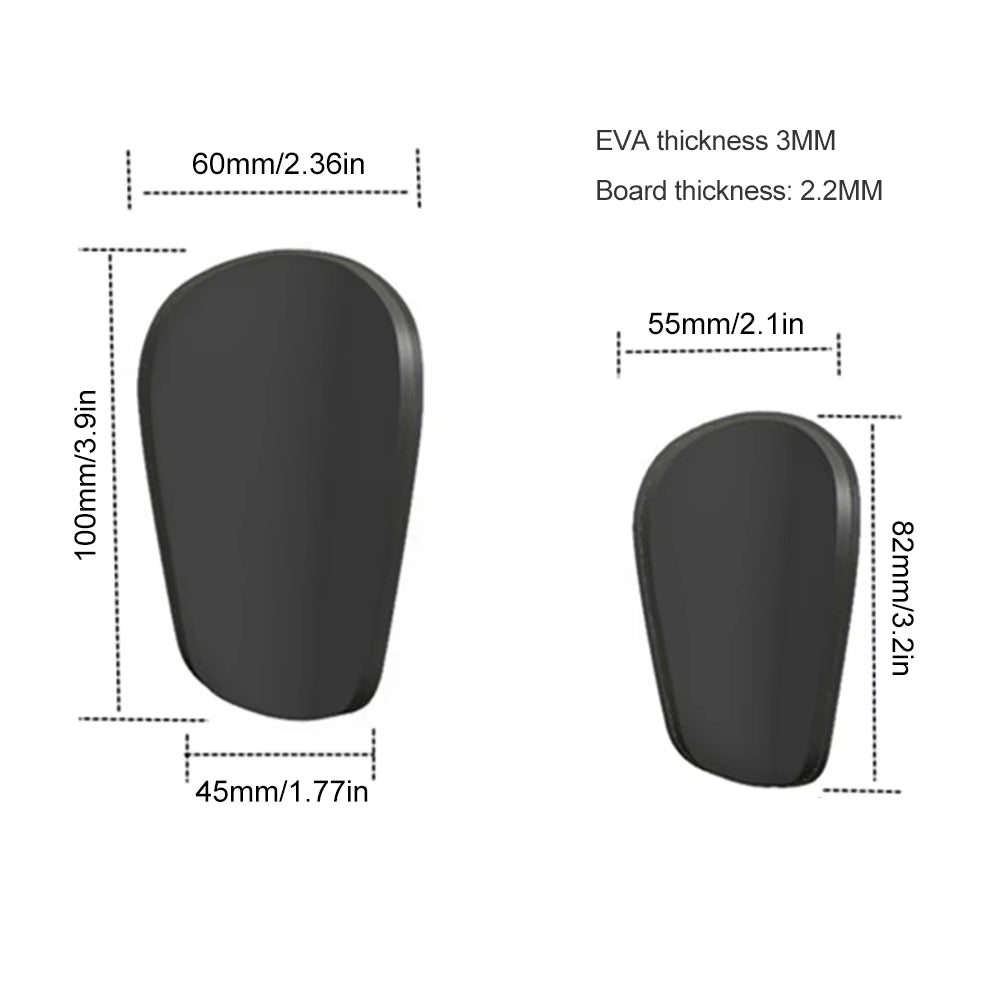 Mini Football Shin Pads, Shock Absorbing, Lightweight, Portable
