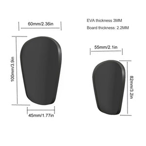 Mini Football Shin Pads, Shock Absorbing, Lightweight, Portable