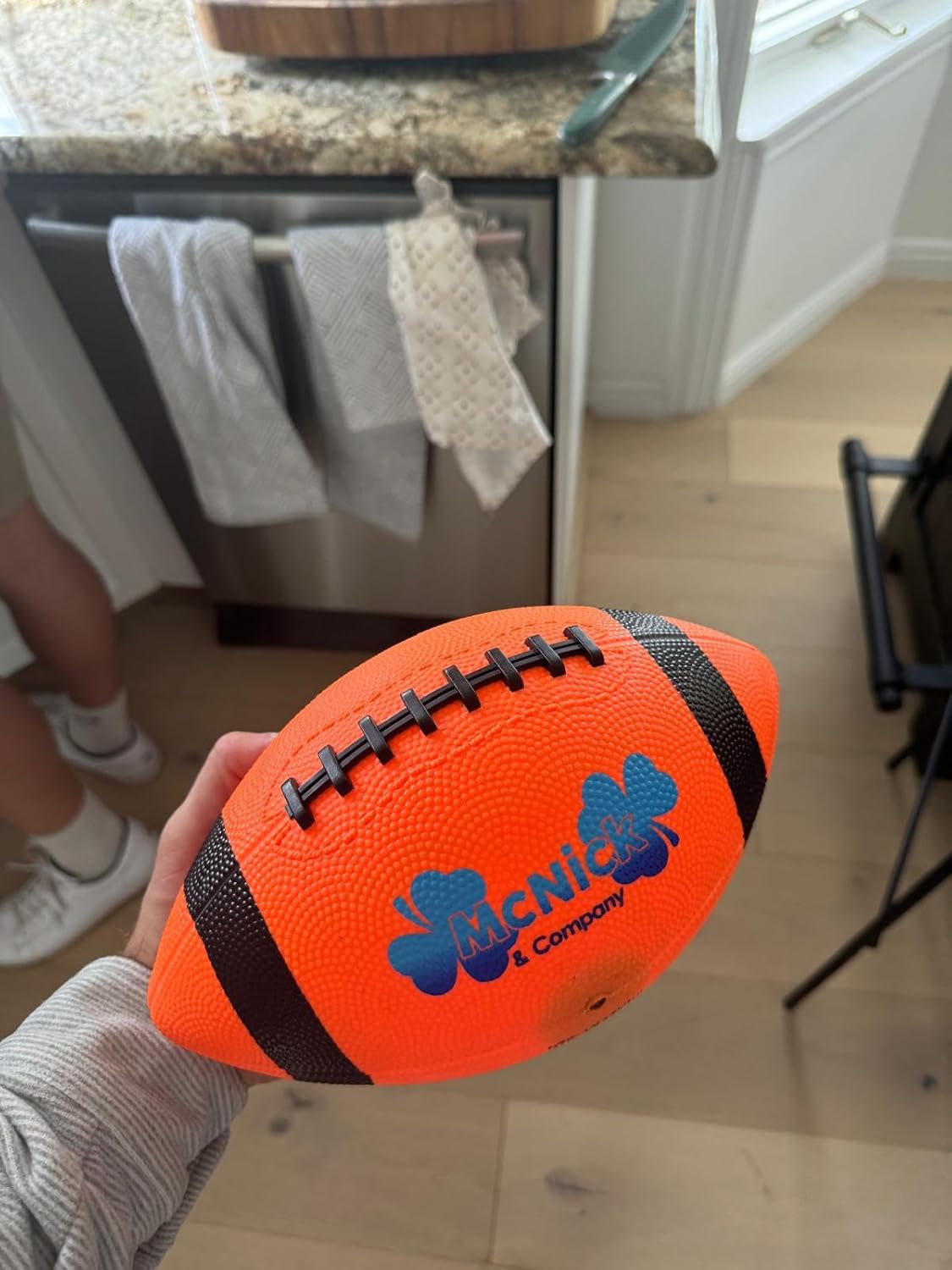 LED Glow in the Dark Football - Youth Nighttime Light up Football for Kids
