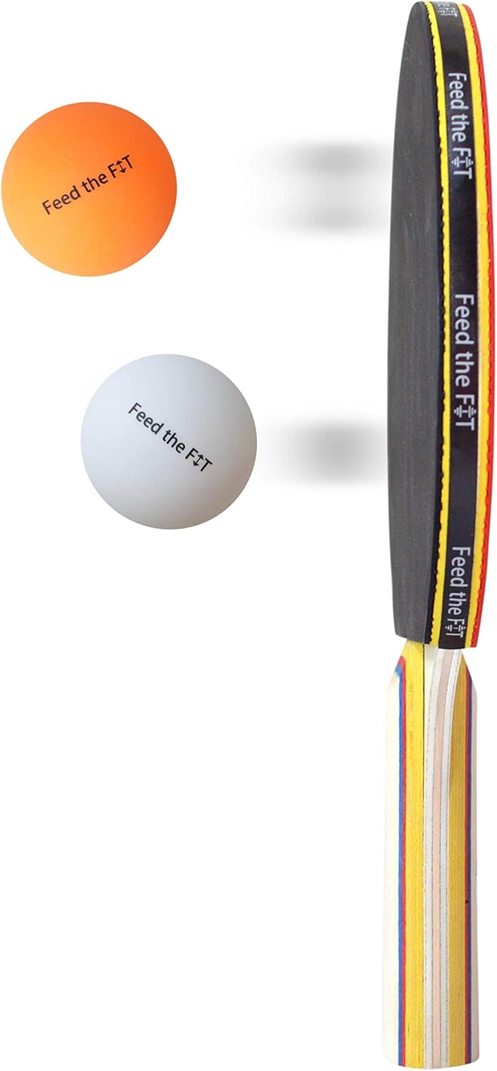 4-Player Table Tennis Paddle Set - Complete Racket Bundle