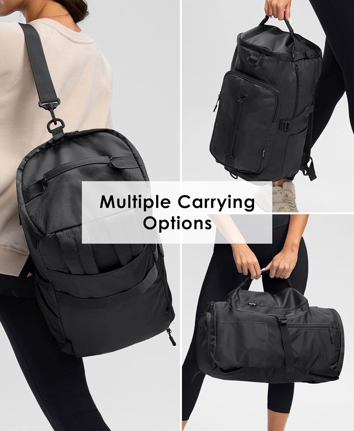 Gym Bag for Women Workout Gym Backpack with Shoe Compartment