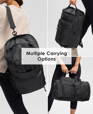 Gym Bag for Women Workout Gym Backpack with Shoe Compartment