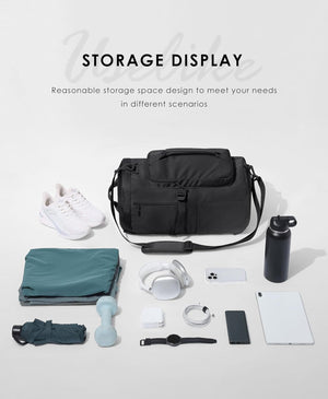 Gym Bag for Women Workout Gym Backpack with Shoe Compartment