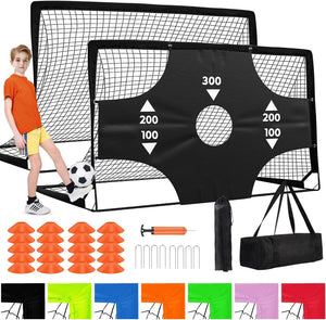 Portable Pop up Soccer Goal - 6X4Ft Backyard Training Equipment with Soccer Ball