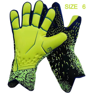 Football Goalkeeper Gloves, Strong Grip, Sizes 6-10, Adult