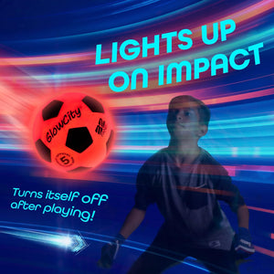Glow in the Dark Soccer Ball | Light up Indoor/Outdoor Soccer Ball