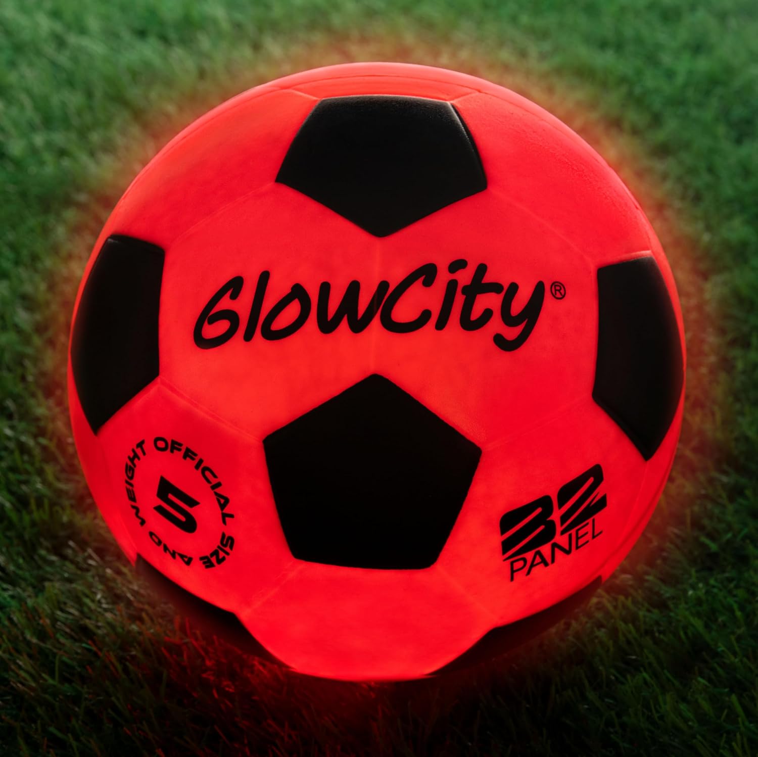 Glow in the Dark Soccer Ball | Light up Indoor/Outdoor Soccer Ball