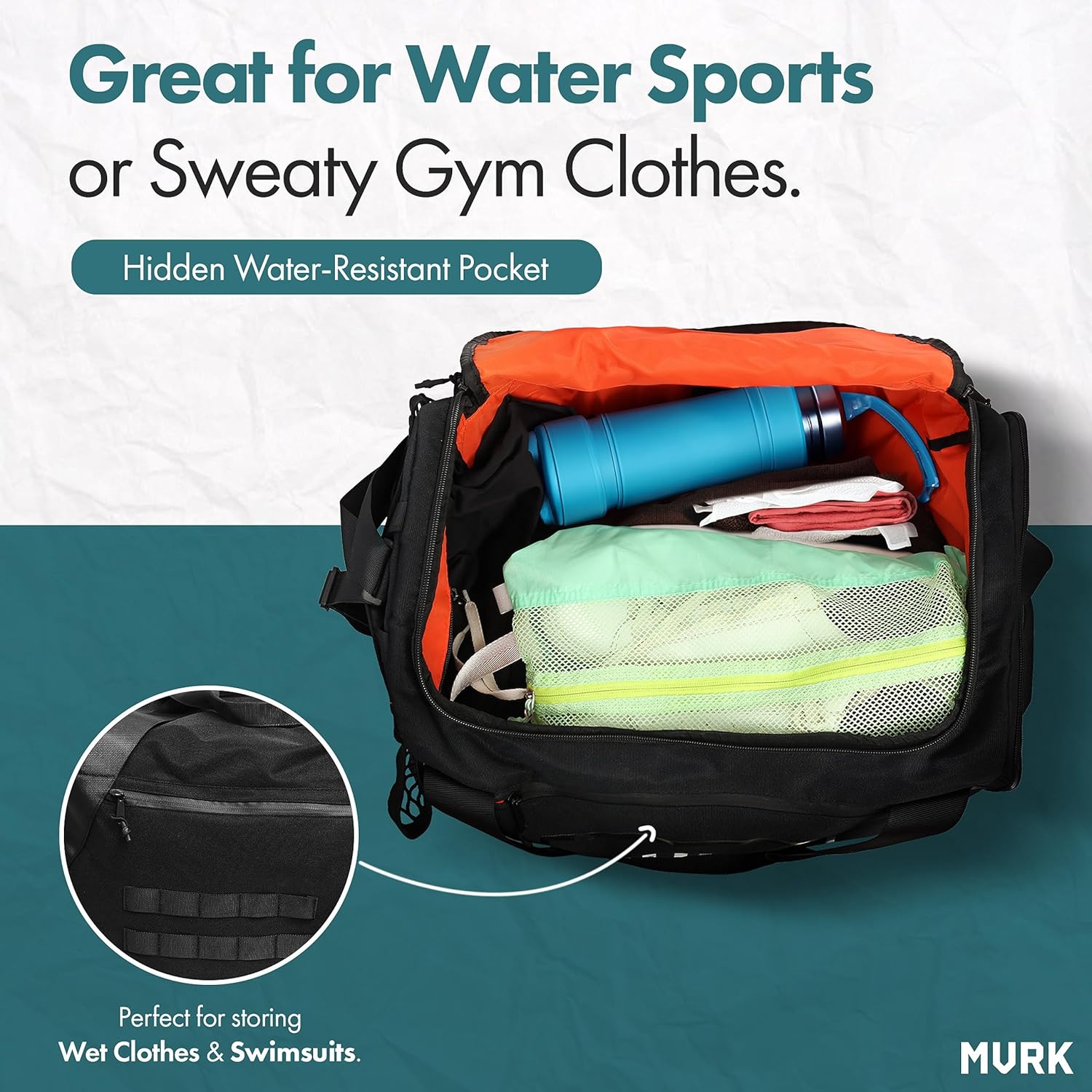 Waterproof Gym Bag for Men Durable Heavy Duty Duffle Bag