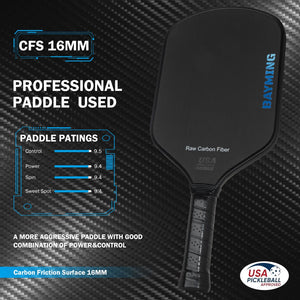 Black Foam Pickleball Paddle Set