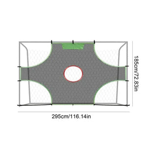 Football Target Practice Net Target Netting with 1/3/5 Hole