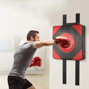 Leather Punching Target Bag, Muay Thai, Taekwondo Training Gear