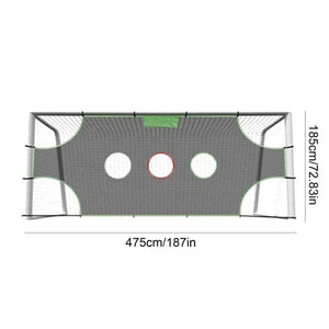 Football Target Practice Net Target Netting with 1/3/5 Hole