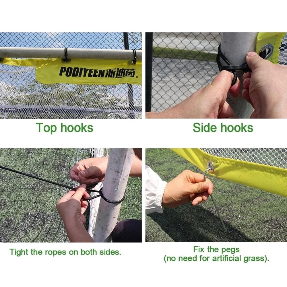 5-11 Person Football Soccer Training Target Portable Practice Training Net