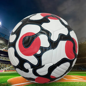 Size 5 Professional Soccer Ball, Wear-Resistant PU, Indoor/Outdoor