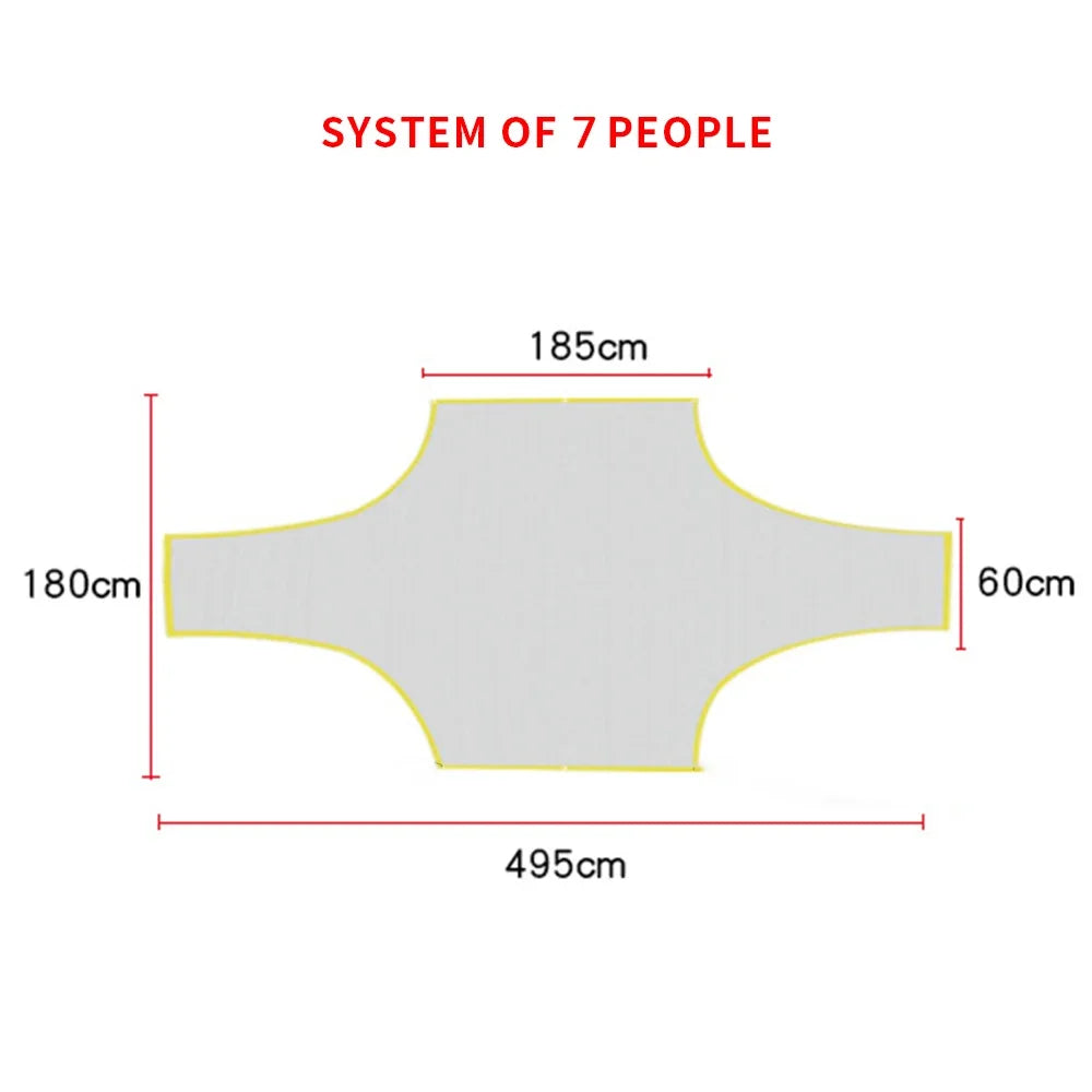 5-11 Person Football Soccer Training Target Portable Practice Training Net