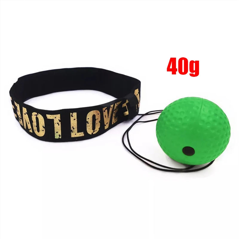 Speed Ball Head-Mounted PU Punch Ball for MMA & Boxing Training