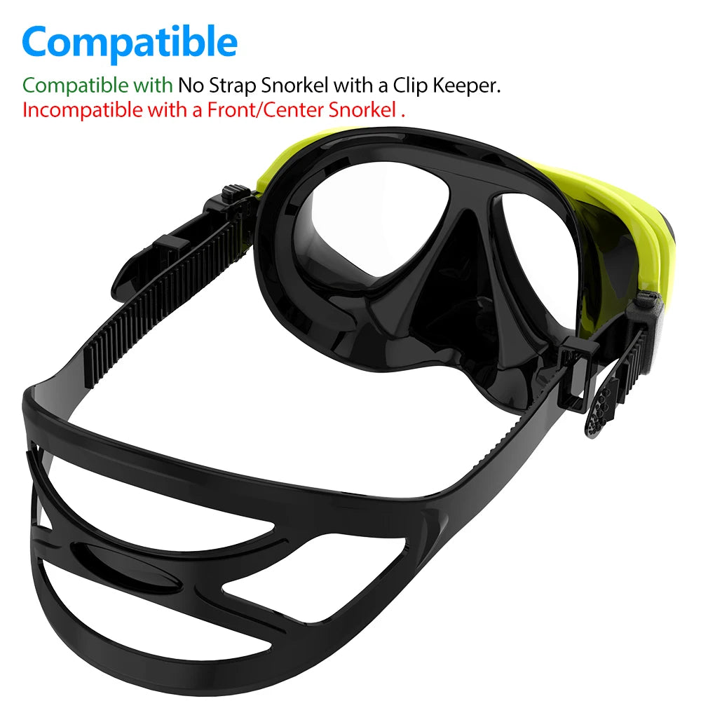 Professional Diving Scuba Mask No Fogging Snorkeling Scuba