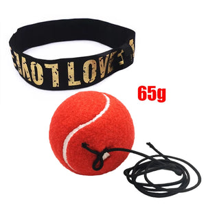 Speed Ball Head-Mounted PU Punch Ball for MMA & Boxing Training