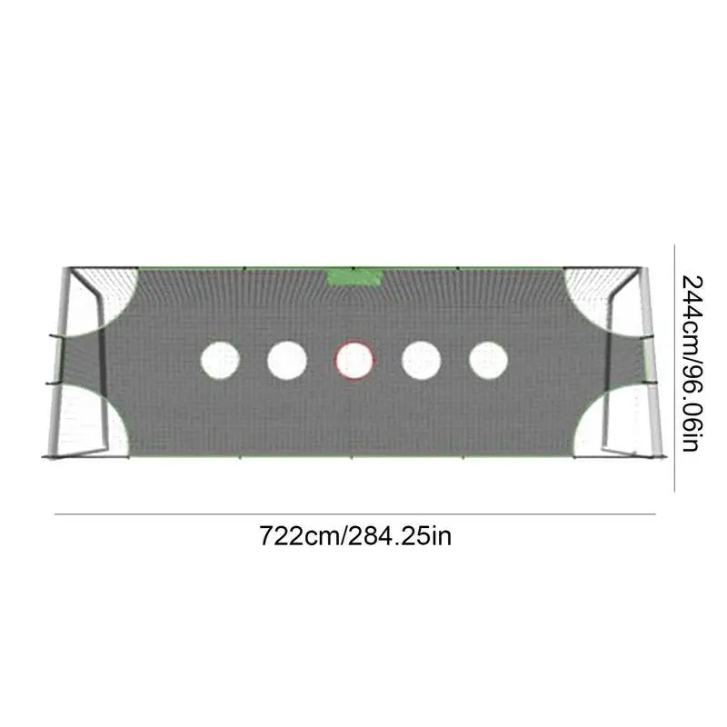 Football Target Practice Net Target Netting with 1/3/5 Hole