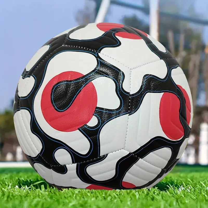 Size 5 Professional Soccer Ball, Wear-Resistant PU, Indoor/Outdoor