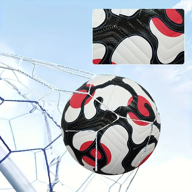 Size 5 Professional Soccer Ball, Wear-Resistant PU, Indoor/Outdoor