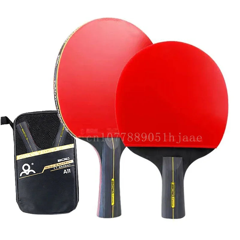 2PCS Star Ping Pong Racket Set, High Quality Blade & Bag