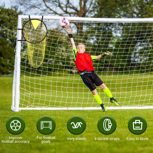 1/2Pcs Foldable Football Target Net, Easy to Attach Soccer Goal