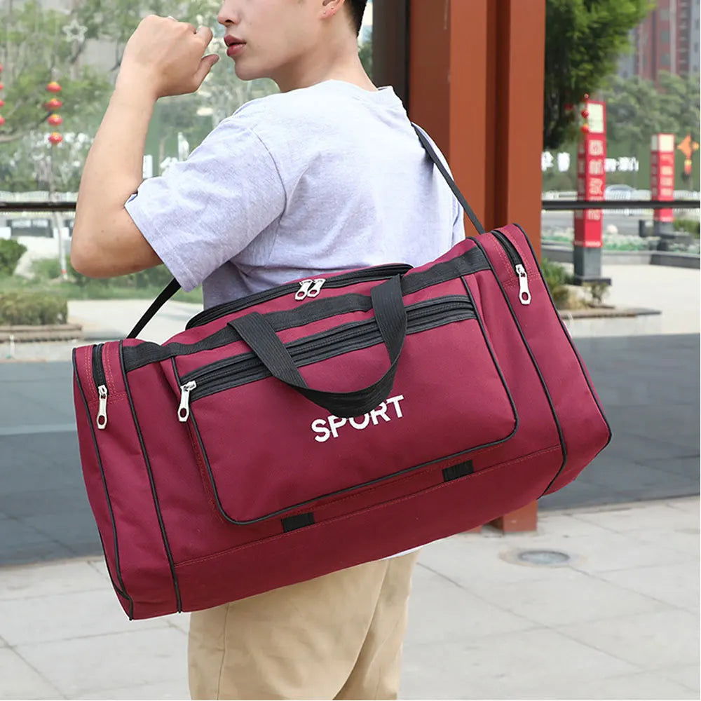 Large Capacity Sports Bag for Men - Gym, Yoga, Travel, & Outdoor
