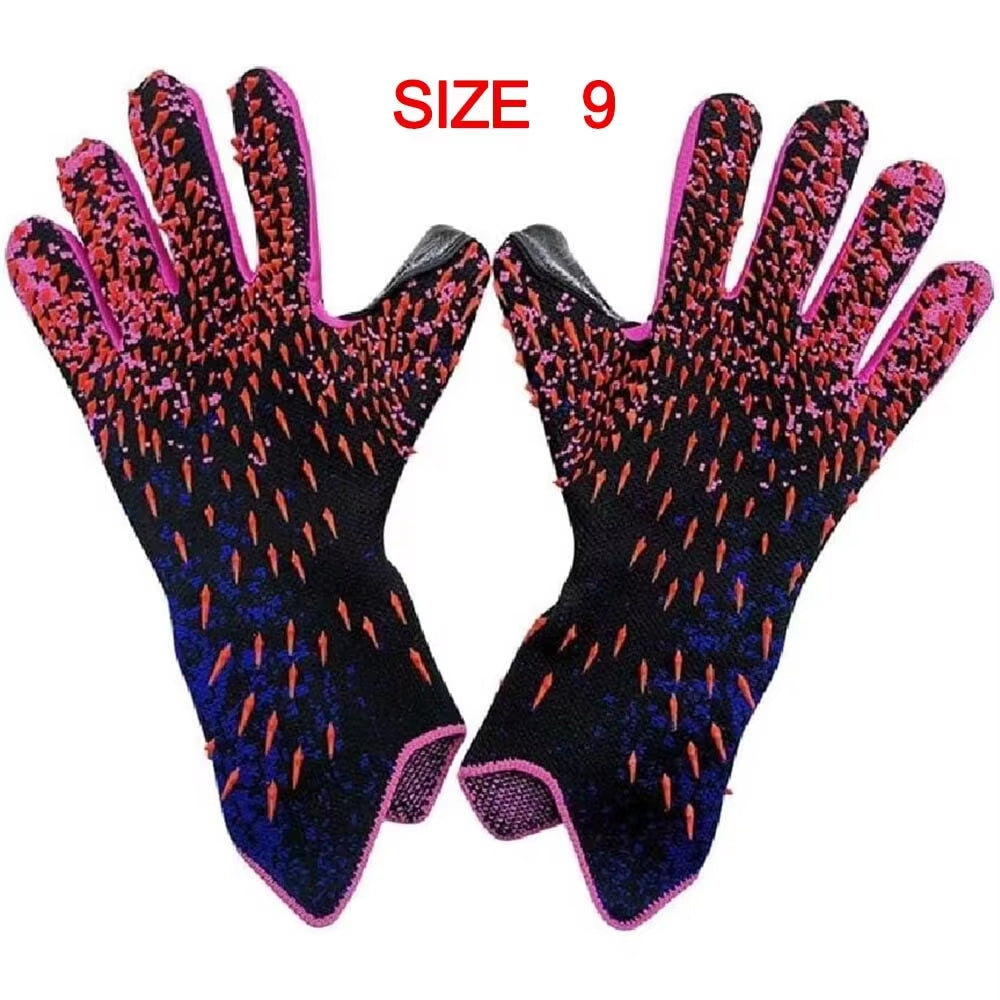 Football Goalkeeper Gloves, Strong Grip, Sizes 6-10, Adult