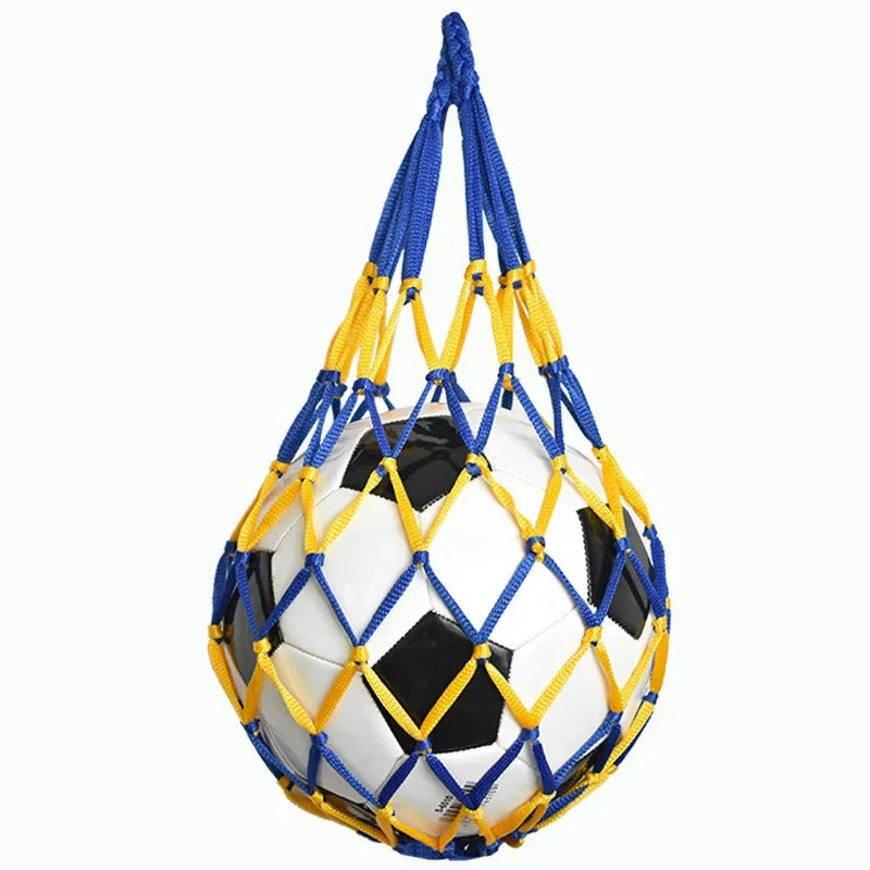 Portable Nylon Football Net Bag for Soccer Basketball