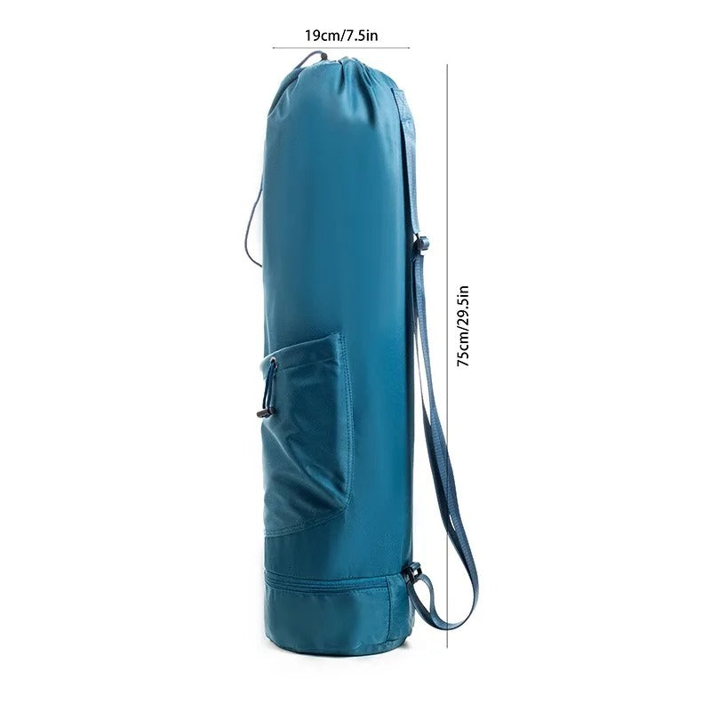 Yoga Mat Bag with Bottle Pocket – Gym & Sports Organizer